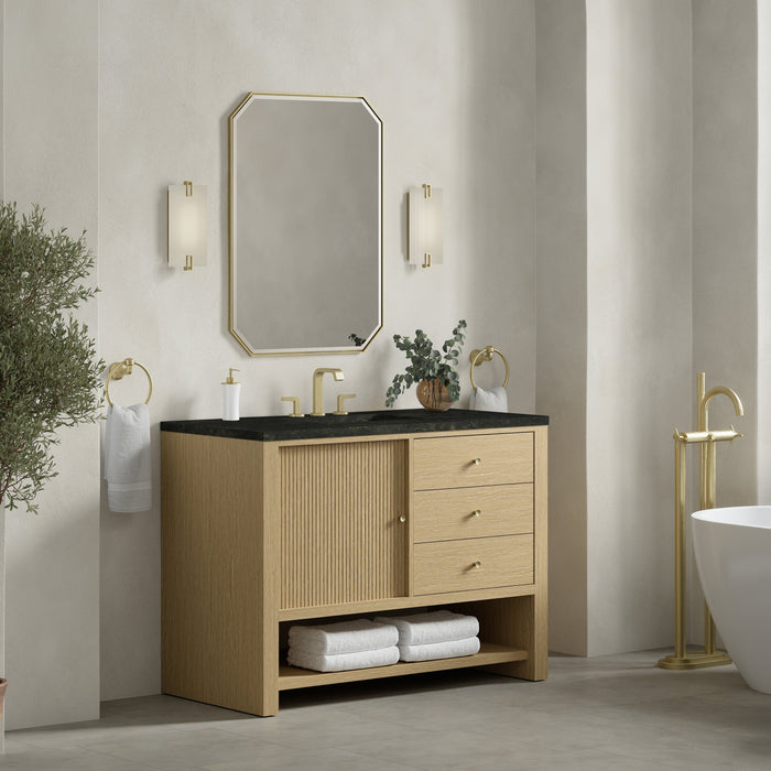 James Martin Marigot 48" Single Bathroom Vanity, Sunwashed Oak