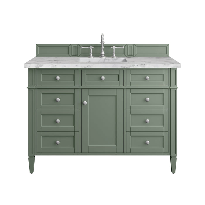 James Martin Brittany 48" Single Bathroom Vanity, Smokey Celadon