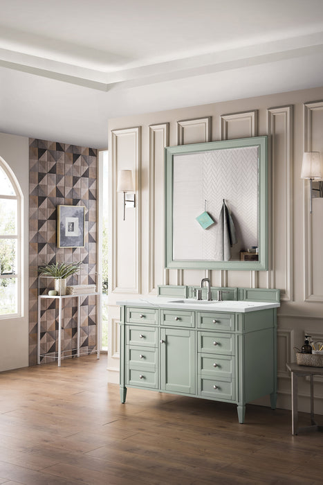 James Martin Brittany 48" Single Bathroom Vanity, Sage Green