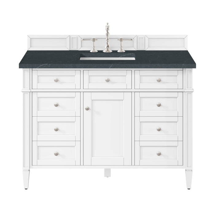 James Martin Brittany 48" Single Bathroom Vanity, Bright White