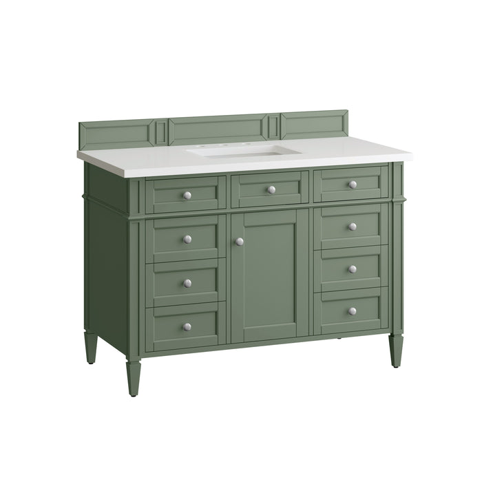 James Martin Brittany 48" Single Bathroom Vanity, Smokey Celadon
