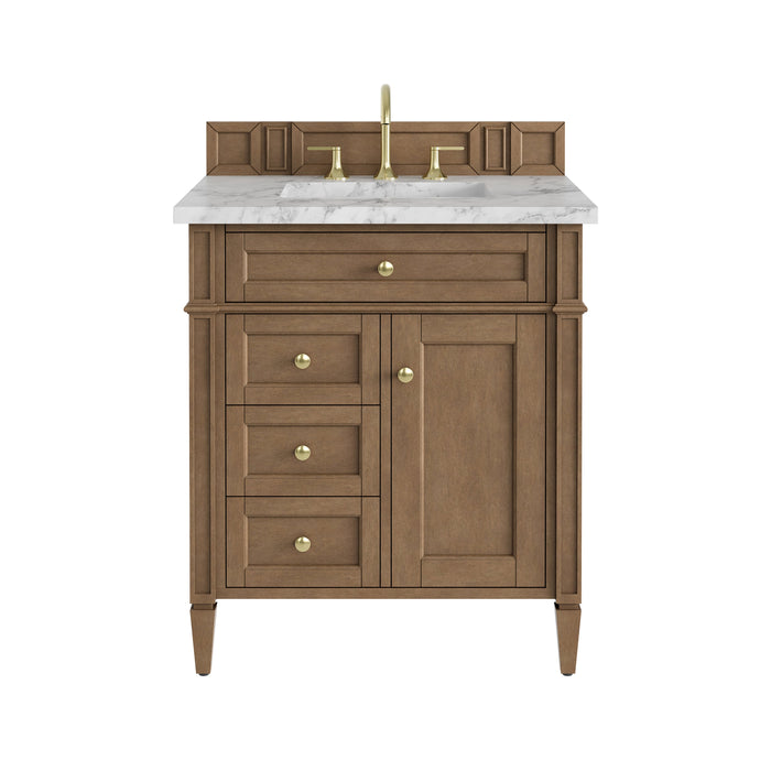 James Martin Brittany 30" Single Bathroom Vanity, Pecan