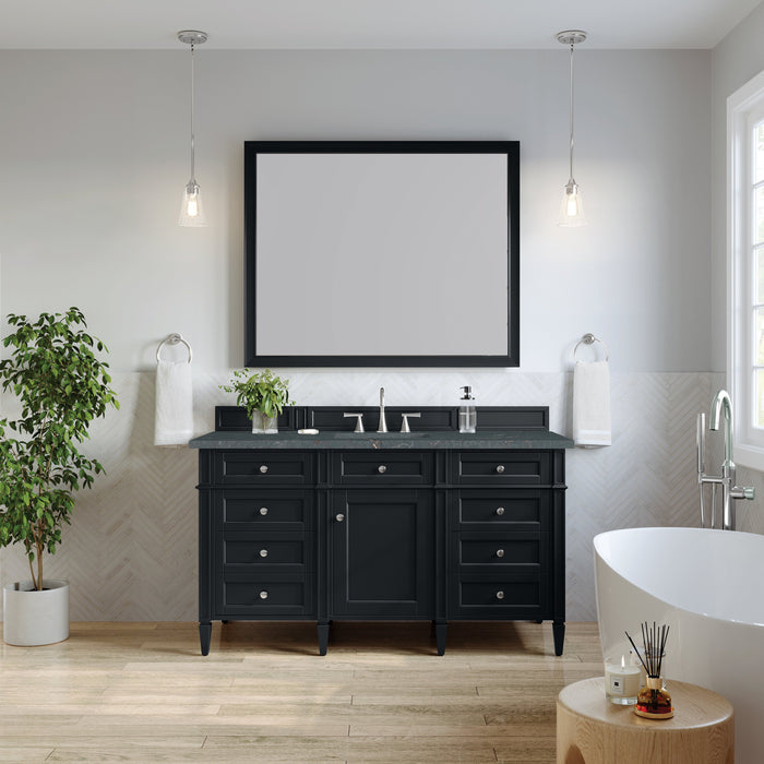 James Martin Brittany 60" Single Bathroom Vanity, Black Onyx