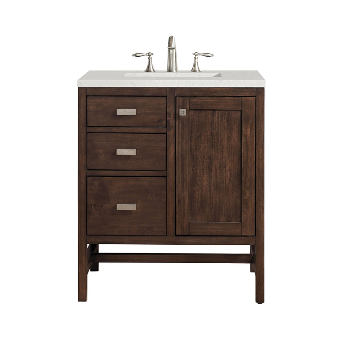 James Martin Addison 30" Single Bathroom Vanity, Mid-Century Acacia