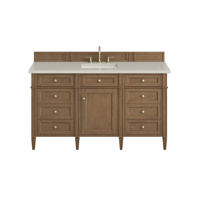 James Martin Brittany 60" Single Bathroom Vanity, Pecan