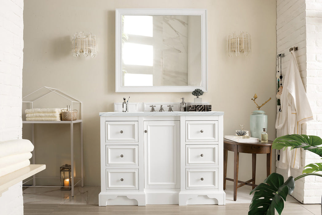 James Martin De Soto 48" Single Bathroom Vanity, Bright White