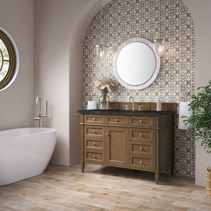 James Martin Brittany 48" Single Bathroom Vanity, Saddle Brown