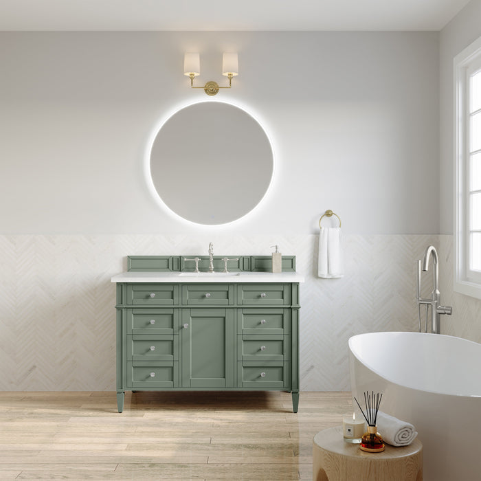 James Martin Brittany 48" Single Bathroom Vanity, Smokey Celadon