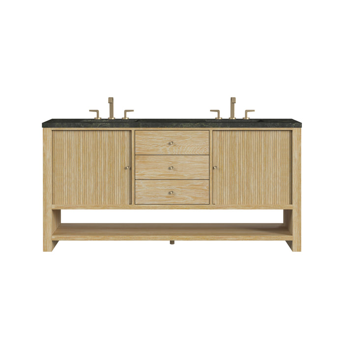 James Martin Marigot 72" Double Bathroom Vanity, Sunwashed Oak