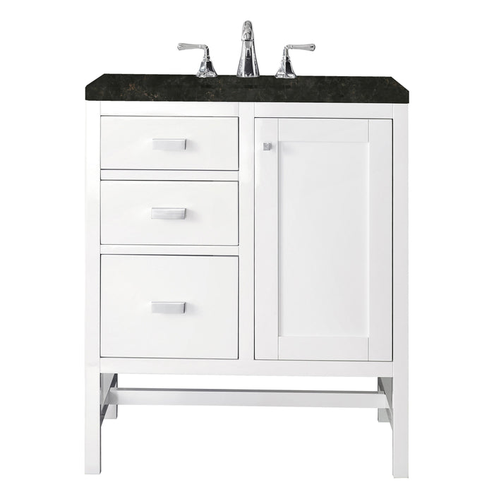 James Martin Addison 30" Single Bathroom Vanity, Glossy White