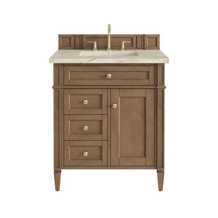 James Martin Brittany 30" Single Bathroom Vanity, Pecan