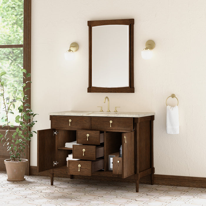 James Martin Kinnsden 48" Single Bathroom Vanity, Sable Oak