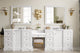 James Martin De Soto 118" Double Bathroom Vanity, Bright White