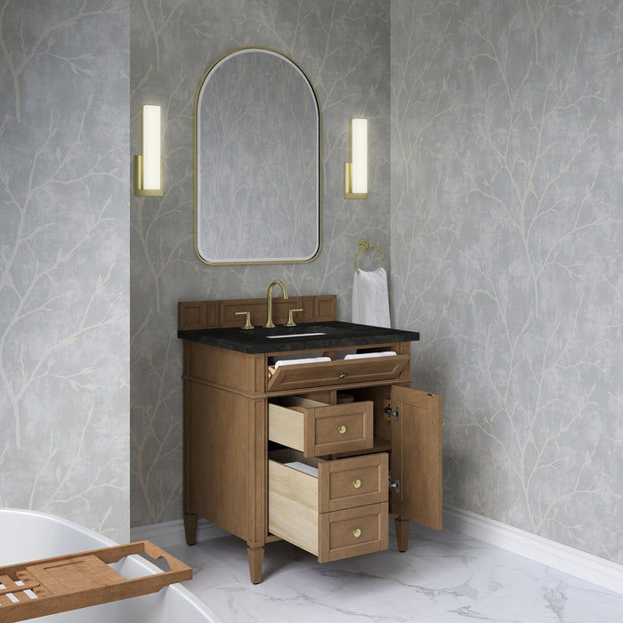 James Martin Brittany 30" Single Bathroom Vanity, Pecan