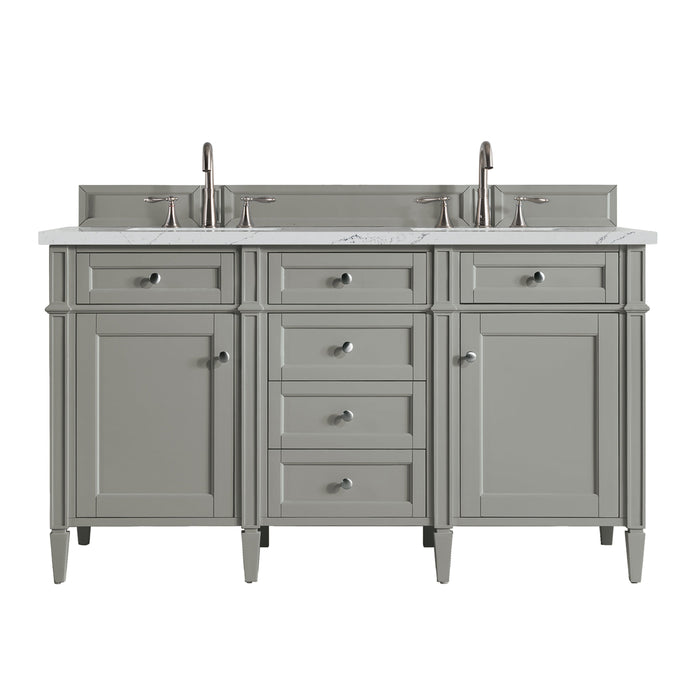 James Martin Brittany 60" Double Bathroom Vanity, Urban Gray