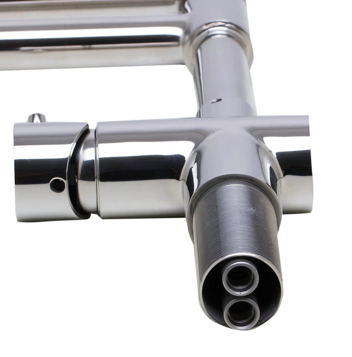 ALFI brand Modern Solid Stainless Steel Retractable Kitchen Faucet AB2038