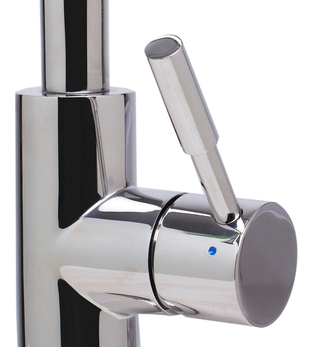 ALFI brand Single Hole Pull Down Stainless Steel Kitchen Faucet AB2028