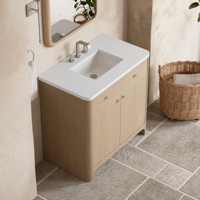 James Martin Gracyn 36" Single Bathroom Vanity, Coastal Driftwood