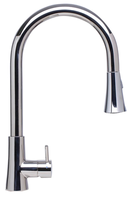 ALFI brand Solid Stainless Steel Two Mode Pull Down Kitchen Faucet AB2034
