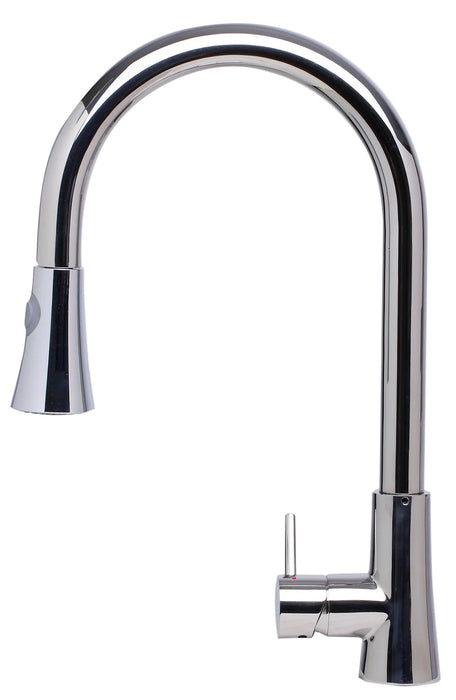 ALFI brand Solid Stainless Steel Two Mode Pull Down Kitchen Faucet AB2034
