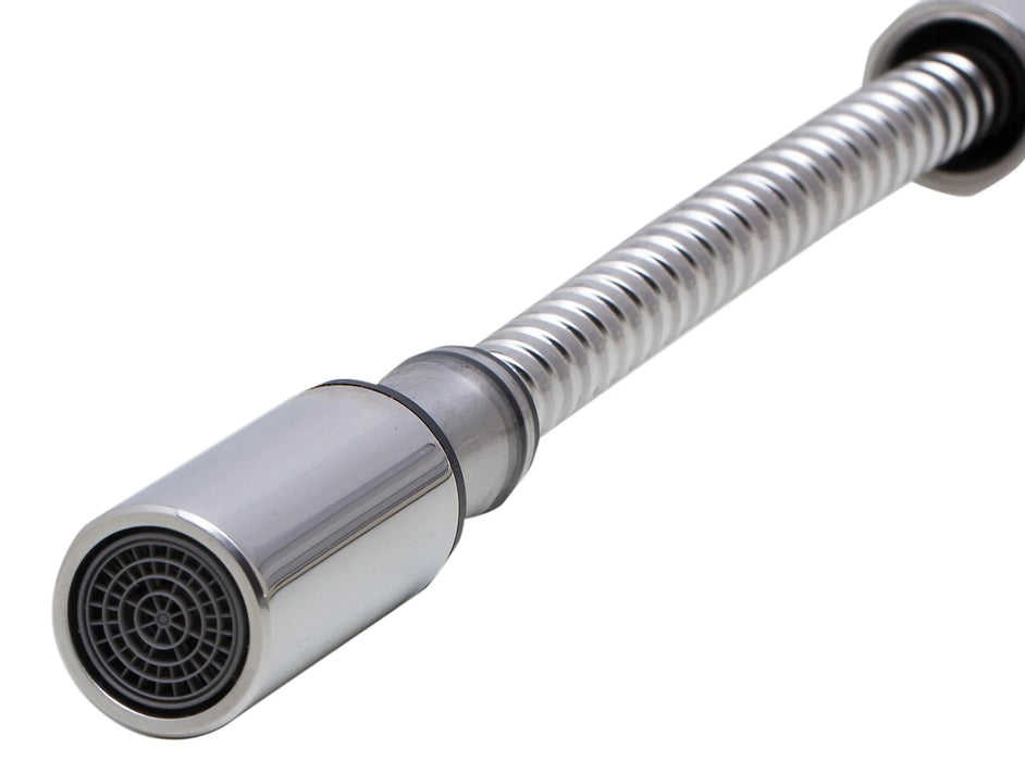 ALFI brand Single Hole Pull Down Stainless Steel Kitchen Faucet AB2028