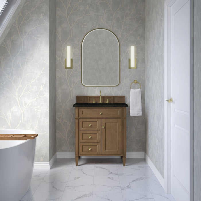 James Martin Brittany 30" Single Bathroom Vanity, Pecan