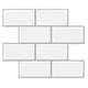 Peel and Stick Backsplash, 14x12 Subway Tiles, Faux Ceramic Tiles (10 Tiles, Thicker Version)