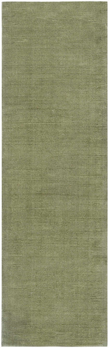 Brockton Solid Wool Sage Green Area Rug
