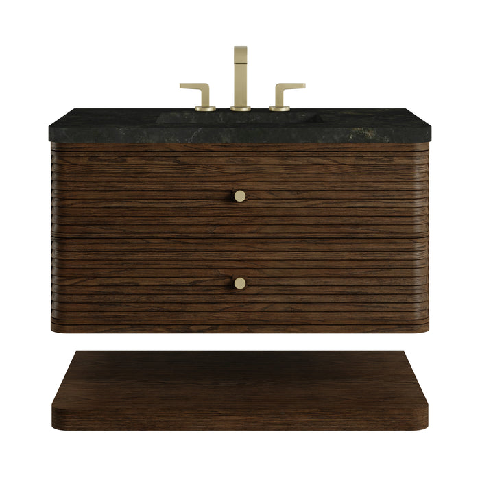James Martin Allamari 36" Floating Single Bathroom Vanity, Sable