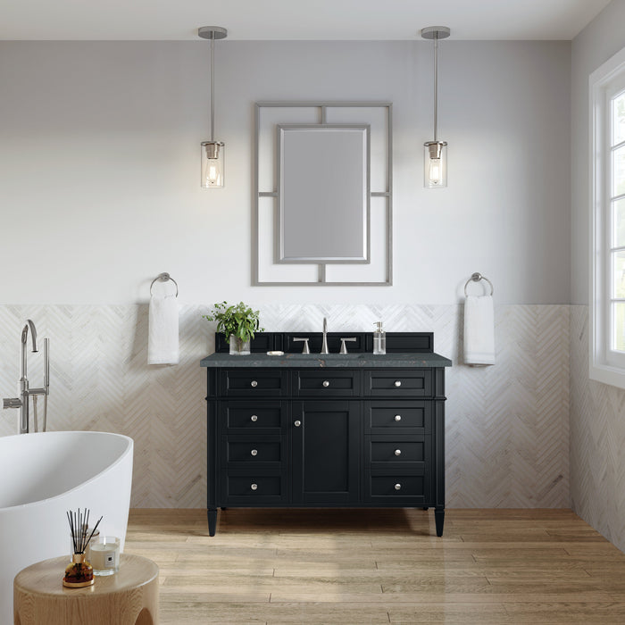 James Martin Brittany 48" Single Bathroom Vanity, Black Onyx