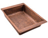 Polaris 32" Single Bowl Dual Mount Copper Sink P519 - Farmhouse Kitchen and Bath