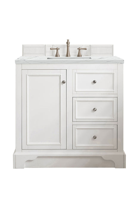 James Martin De Soto 36" Single Bathroom Vanity, Bright White