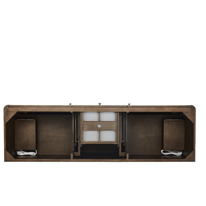 James Martin Gracyn 72" Double Bathroom Vanity, Sable