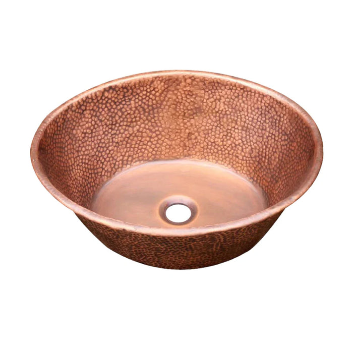 Akicon Custom Copper Vessel Sink Handmade Bathroom Basin — AKS214-C