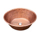 Akicon Custom Copper Vessel Sink Handmade Bathroom Basin — AKS214-C