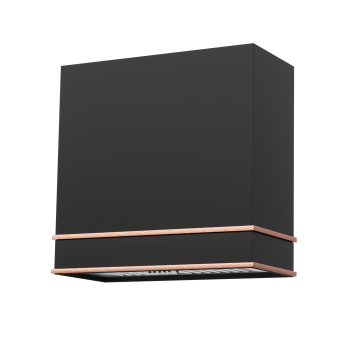 Akicon 30" Stainless Steel Wall Mount Range Hood with 600 CFM Vent Hood — AK-HS30HB-JBN-48