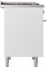 Professional Plus II 40 Inch Dual Fuel Natural Gas Freestanding Range in White with Trim, UPD40FWMPWH - Farmhouse Kitchen and Bath