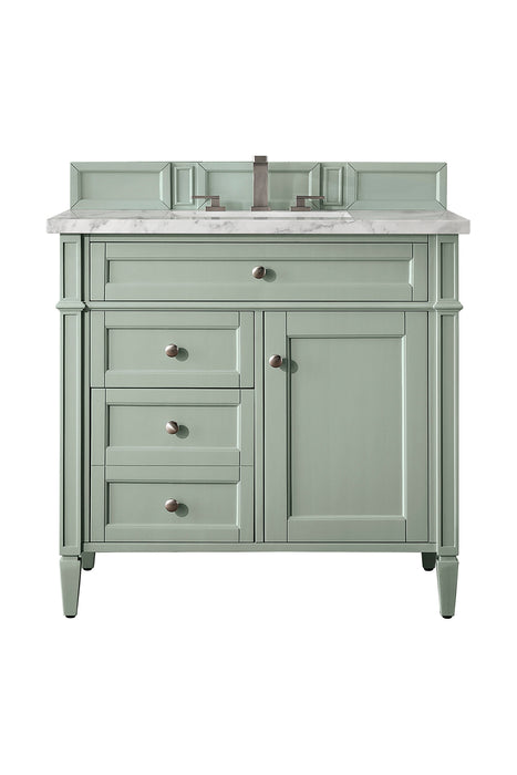 James Martin Brittany 36" Single Bathroom Vanity, Sage Green