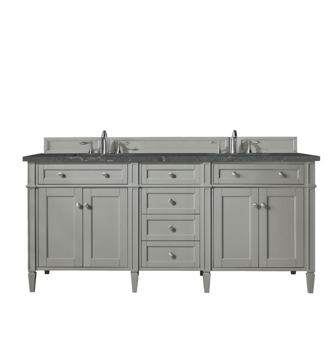James Martin Brittany 72" Double Bathroom Vanity, Urban Gray