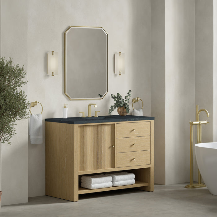 James Martin Marigot 48" Single Bathroom Vanity, Sunwashed Oak