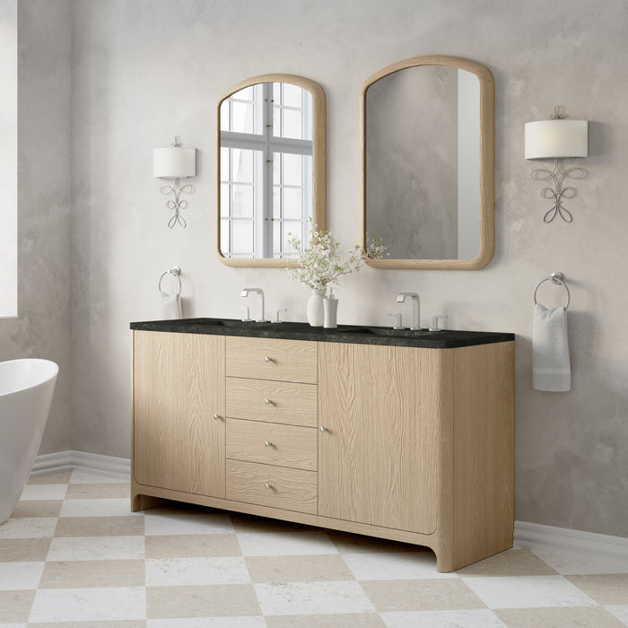 James Martin Gracyn 72" Double Bathroom Vanity, Coastal Driftwood