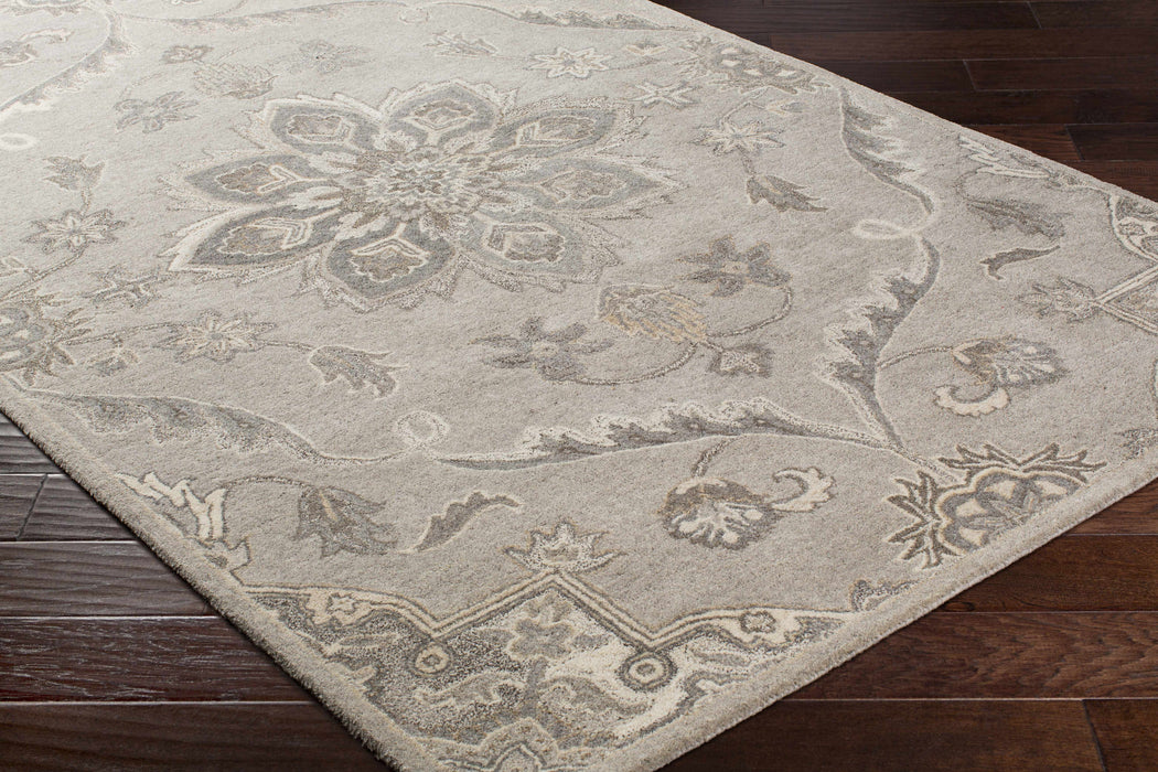 Peterstown Beige Wool Rug