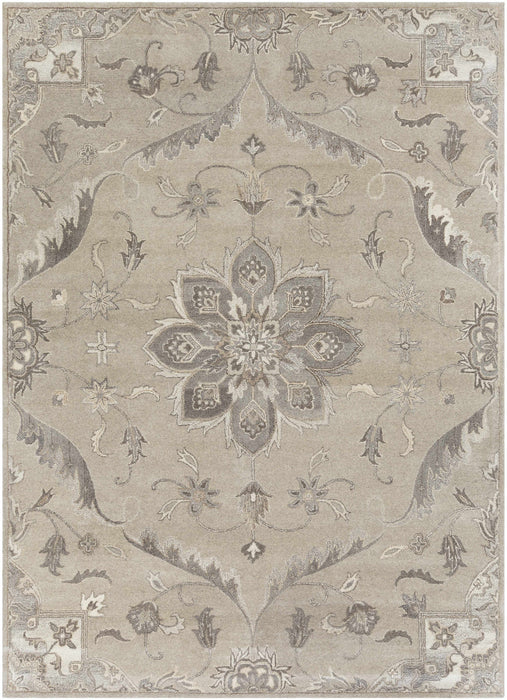 Peterstown Beige Wool Rug