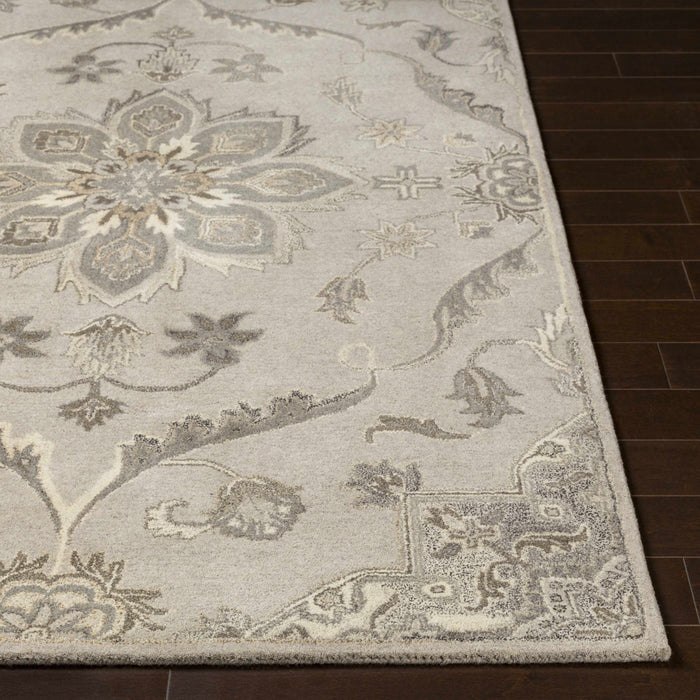 Peterstown Beige Wool Rug