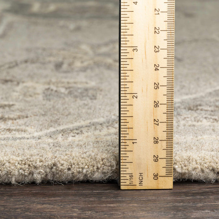 Peterstown Beige Wool Rug