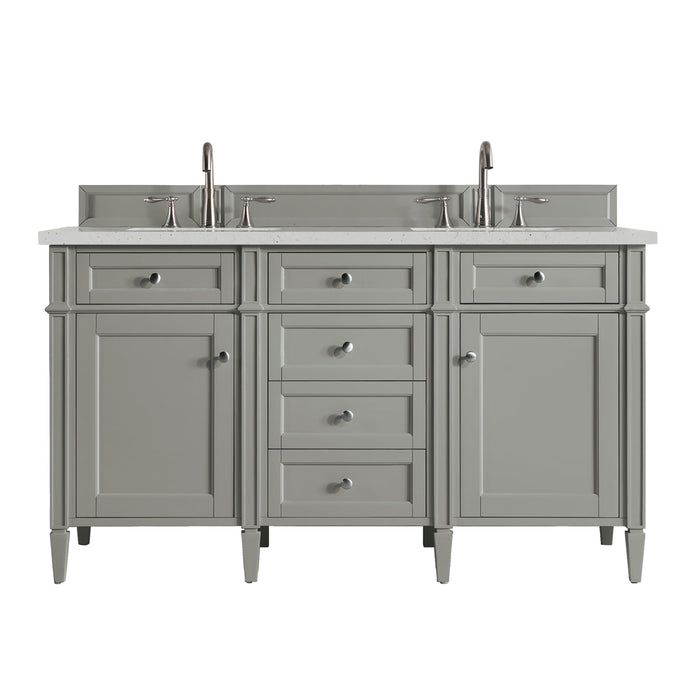 James Martin Brittany 60" Double Bathroom Vanity, Urban Gray
