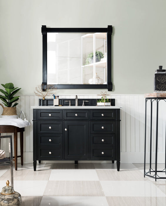 James Martin Brittany 48" Single Bathroom Vanity, Black Onyx