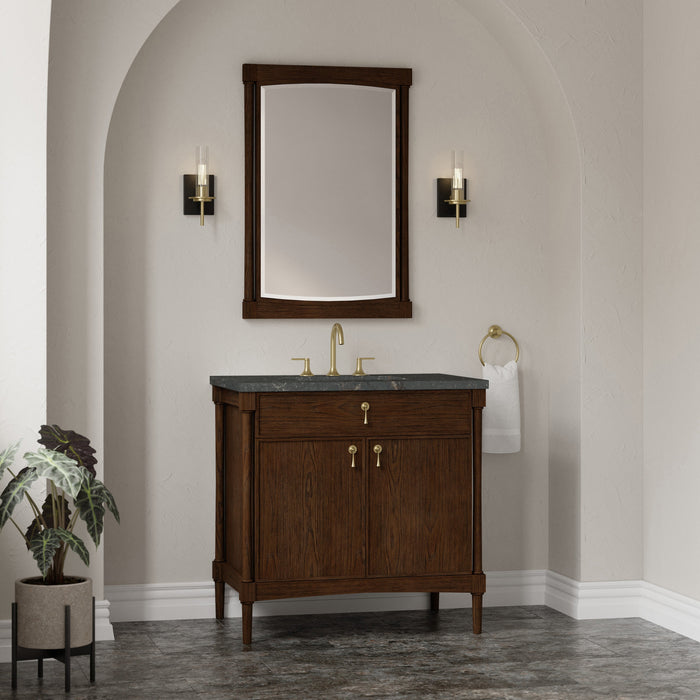 James Martin Kinnsden 36" Single Bathroom Vanity, Sable Oak