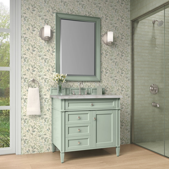James Martin Brittany 36" Single Bathroom Vanity, Sage Green