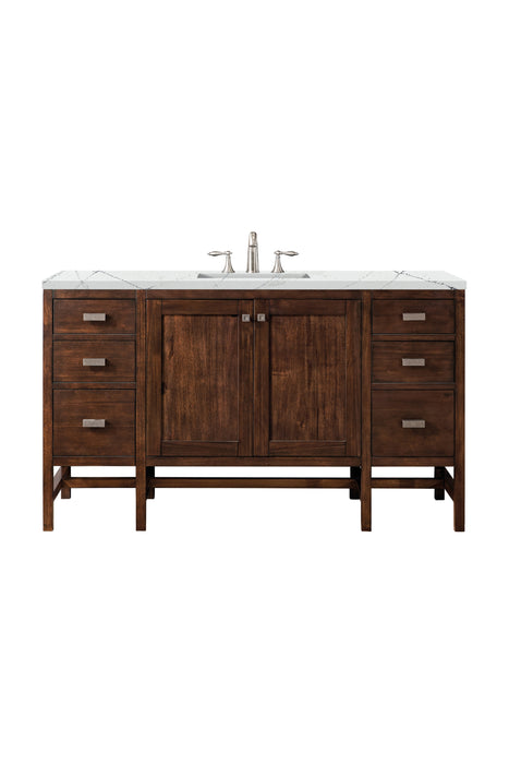 James Martin Addison 60" Single Bathroom Vanity, Mid-Century Acacia